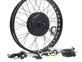 Set bicicleta roata fata 26" cu display 500W Agile Elec foto 0