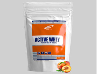 Proteină din zer, Active Whey, 400 g, Peach Dream