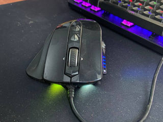 Мышь Oklick HUNTER, игровая, лазерная, проводная, USB, черный [l251g] foto 2