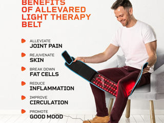 Пояс AllevaRed Light Therapy foto 4