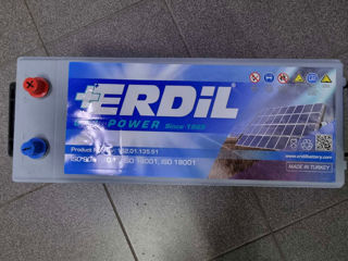 Аккумулятор Erdil для солнечных панелей 12V 100Ah гелевый foto 1
