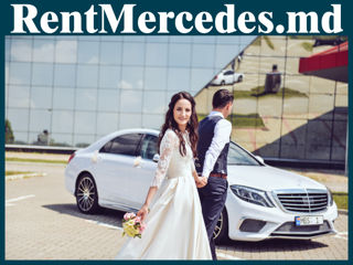 Arenda/прокат Mercedes S Class W222 AMG S65 Long alb/белый cu sofer/с водителем foto 14