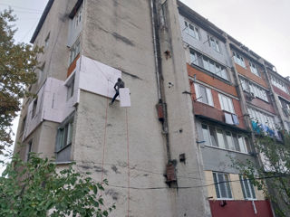 Утепление фасада/ Termoizolarea fațadei foto 1