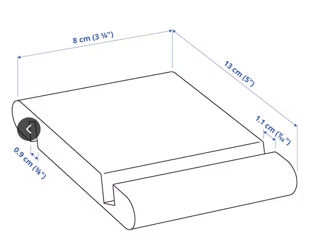 Holder sau Support Ikea din lemn pentru telefon / Деревянный держатель Ikea для телефона foto 4