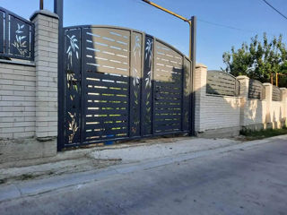 Porți și garduri metalice traforate direct de la producator foto 2