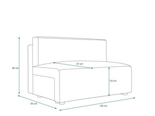 Canapea stilată și practică cu maxim confort foto 4