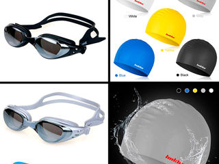 Шапочки для плавания, очки для плавания, pălării si ochelari de înot