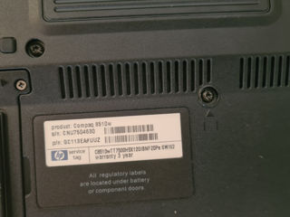HP compaq 8510w Ноутбук практически новый, очень мало пользовались, все даже зарядка оригинальная. foto 5