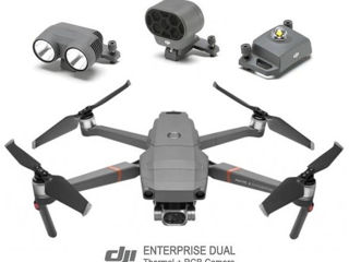 DJI Mavic 2 Enterprise DUAL, camera Termoviziune Flir si camera 4K + Smart Controller foto 2