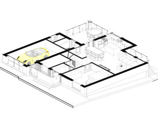 Proiect casă de locuit P+M, stil modern, 185.2 m2, renovare/arhitect/proiecte/construcții/inginer foto 6