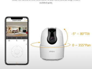Camera de supraveghere IMOU Ranger SE/RC 2MP/3MP/4MP/5MP, wi-fi, 360* foto 9