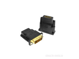 DVI to HDMI Adapter, Converter Gold Plated Male DVI 24+1 Pin to Female HDMI, Converter 1080P foto 1
