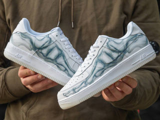 Nike Air Force 1 Low Skeleton White foto 4