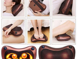 Массажная роликовая подушка Massage Pillow 8028. Бесплатная доставка foto 5