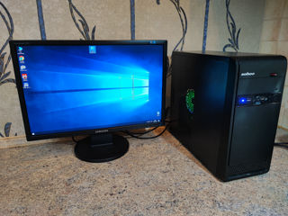 Quad Core Athlon X4 740( 3200MHz), HyperX 8gb ddr3 (1866MHz), GeForce GTX 650 Ti 1Gb ddr5.