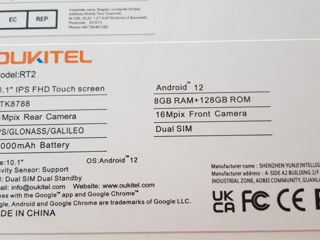 Планшет Oukitel RT2 10.1" Dual Sim 8Gb/128Gb foto 5
