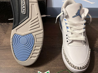 Air jordan 3 north carolina blue foto 3