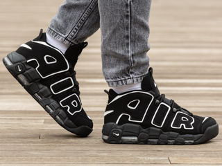 Nike Air More Uptempo Black/White Unisex foto 7