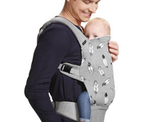 Marsupiu ergonomic Kindercraft Milo Grey foto 4