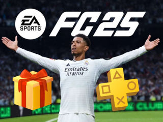 Дарим игру FC25 Подписка PS Plus Extra Deluxe. Регистрация аккаунта PSN. Лучшие цены в Молдове.