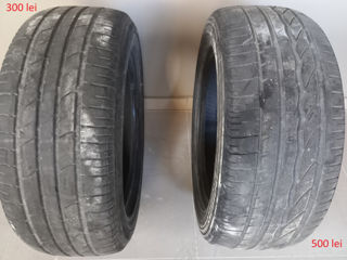 2 шины Bridgestone Turanza 205/55/16 ( но с разным рисунком протектора)