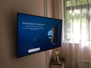 Монтаж телевизора на стену.Установка телевизоров. Качественно. Montarea televizorului pe perete. foto 2