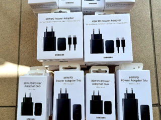 Новые в коробке! Оригинальные зарядные устройства Samsung 65w, 45w, 35w, 25w, 15w