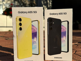 Samsung Galaxy A55 Awesome Black & Yellow 8/256Gb Noi! foto 1