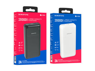 Power Bank BOROFONE BJ16A 20000mAh negru foto 2