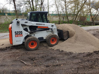 Servicii bobcat excavator buldoexcavator demolare evacuare nisip curățirea terenului kamaz nisip pgs foto 10
