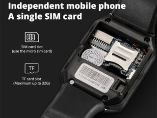 Смарт-часы с видео-камерой, Bluetooth с SIM-картой: поддержка телефонов Ios, Android. foto 4