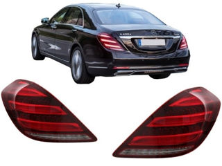 Stopuri Full Led compatibil cu Mercedes S-Class W222 (2013-2017) Semnalizare Dinamica Facelift Desig foto 1