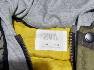 Новая детская куртка zara, рост 116 cm. foto 2