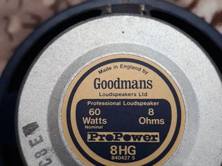 Goodmans 8" Made in England foto 2