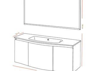 Модульный набор для ванной (подвесная) foto 5