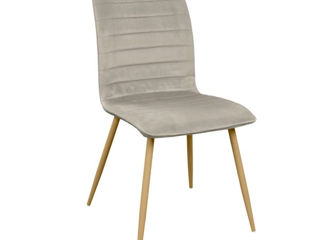 Ariel Beige (Hlr9) Catifea/Transprint Legs Scaun