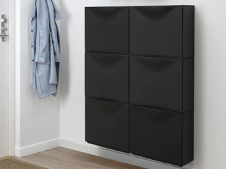 Dulap pantofi Ikea Trones depozitare 52x39 (Negru)