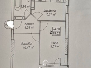 Apartament cu 2 camere, 46 m², Centru, Chișinău foto 9