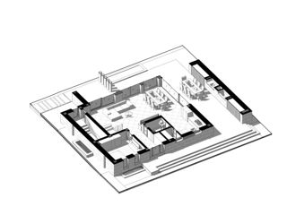 Casă de locuit individuală cu 2 niveluri / S+P+E / modern / proiecte / construcții foto 4