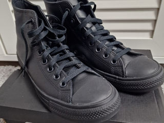 Converse Chuck Taylor All Star Black Leather foto 3