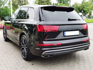 Ornamente toba compatibil cu Audi Q7 4M (2015-2019) SQ7 Design Chrome doar pentru Benzina foto 5