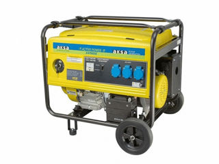 Бензо-генератор AKSA 6 - 6,5 KW 50Hz 220V электрозапуск (AAP8000E) / Generator de benzin