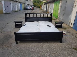 Продам спальню из дерева  ikea две прикроватные тумбочки foto 1