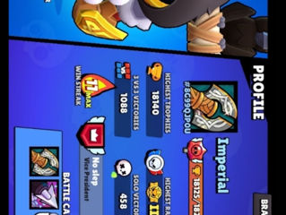 Cont de 18K de Brawl Stars destul de veteran