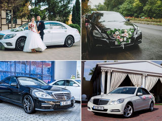 Rentmercedes.md - de la 10 €/ora! chirie/аренда mercedes-benz albe/negre (белые/черные) foto 5