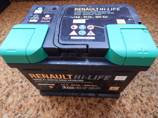 Аккумулятор  Renault Hi-life 12v 60ah 600a