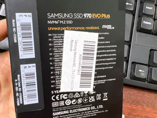 Samsung 970 Evo Plus NVMe M.2 SSD 500gb nou foto 2