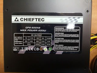 Блок питания Chieftec Smart 600W GPS-600A8 foto 3