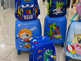 Огромный выбор детских чемоданчиков  на колесах и рюкзачков от фирмы Pigeon!! foto 18