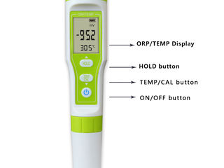 pH metru digital portabil analizatoare apa TDS EC TEMP ORP портативный pH метр ОВП foto 8